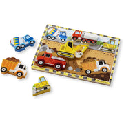 Construction Vehicles Wooden Chunky Puzzle (6 pcs)