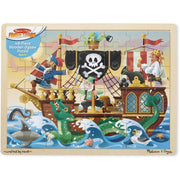 Pirate Adventure Wooden Jigsaw Puzzle With Storage Tray (48 pcs)