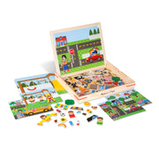 Wooden Magnetic Matching Picture Game