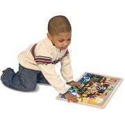 Pirate Adventure Wooden Jigsaw Puzzle With Storage Tray (48 pcs)