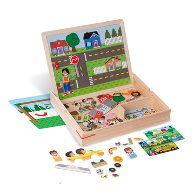 Wooden Magnetic Matching Picture Game